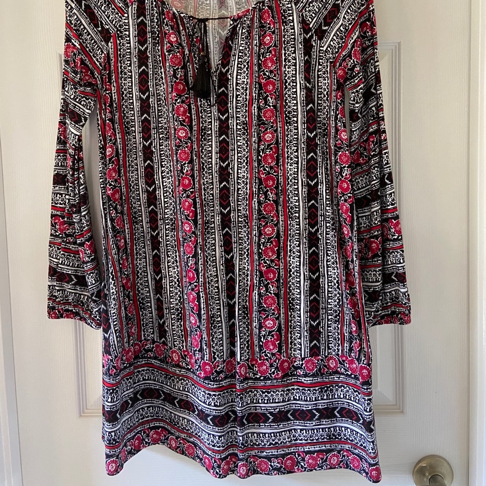 Red and Black Express Dress